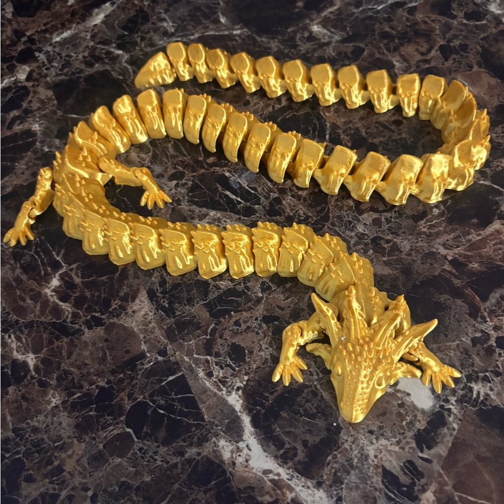 3d printed Axolotl Dragon